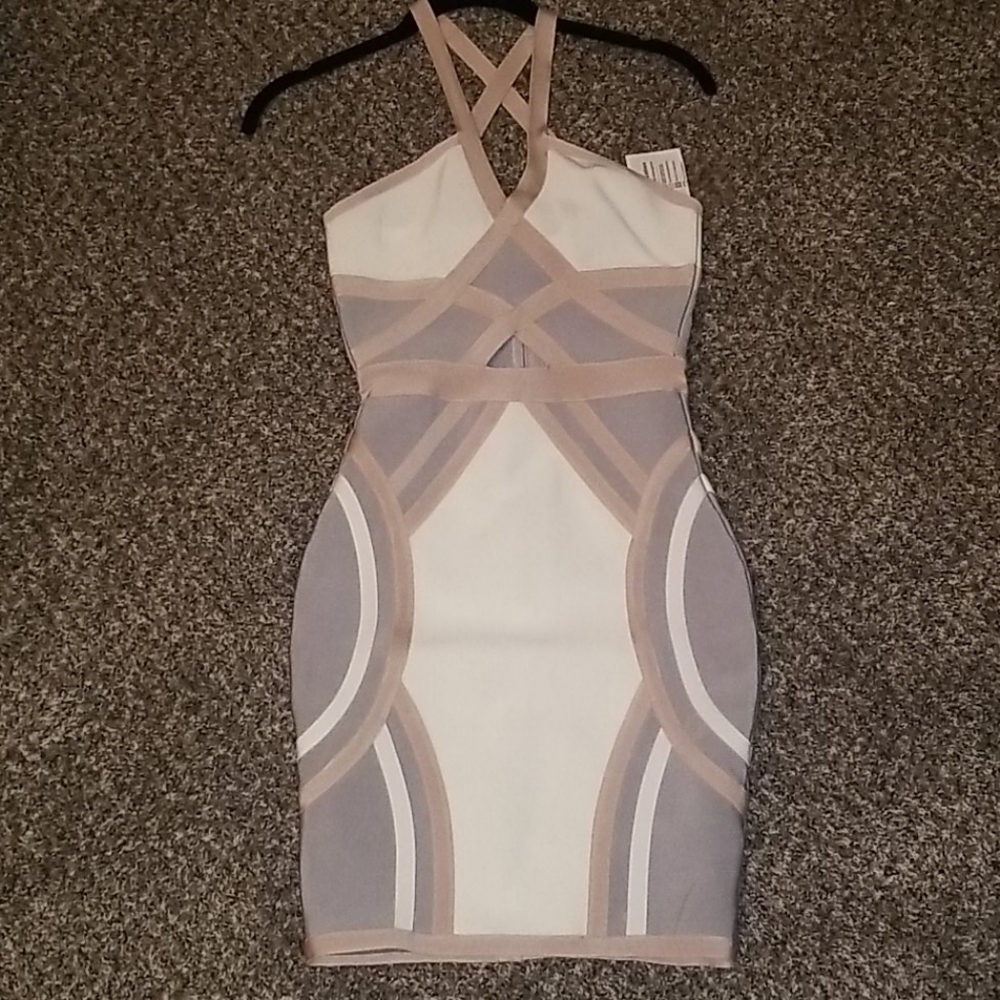 Halter Thick Bandage Dress